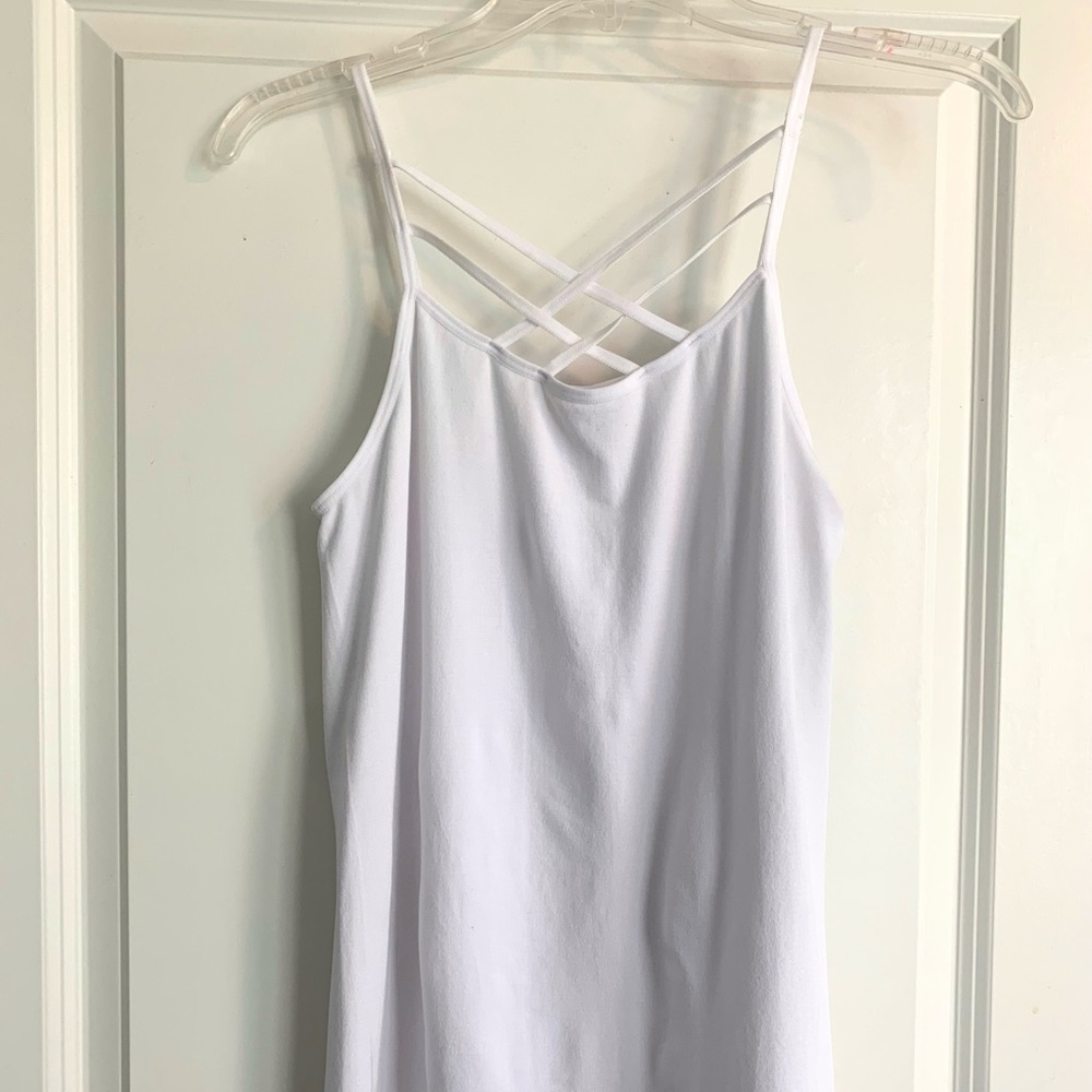 White tank top